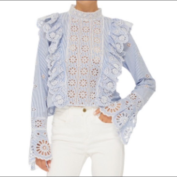 Sea Tops - Sea New York exploded eyelet ruffle top